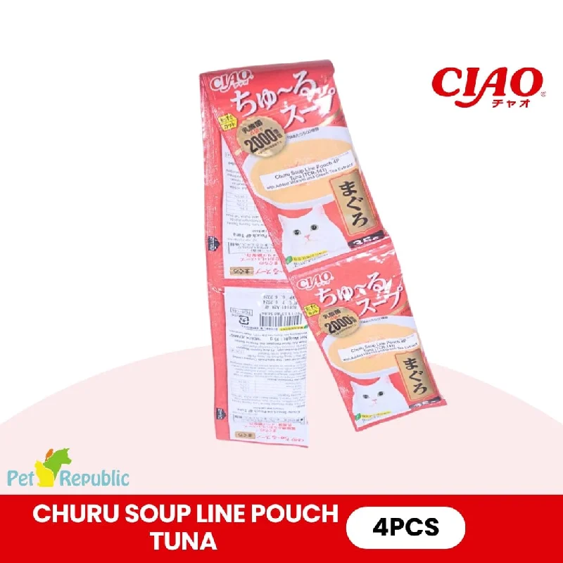 CIAO TCR141 Makanan Kucing Soup Probiotic Tuna 4pcs