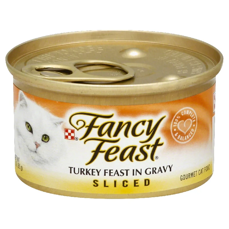 Fancy Feast Sliced Turkey Feast - 3 OZ 24 Pack