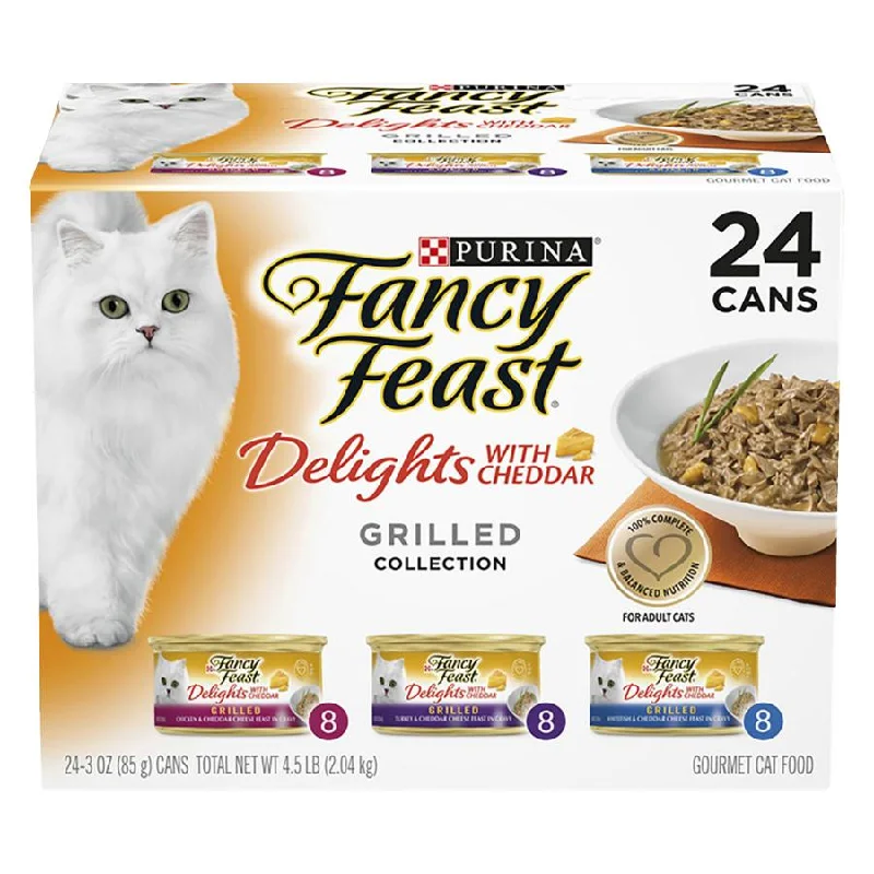 Fancy Feast Delights With Cheddar 24X85g