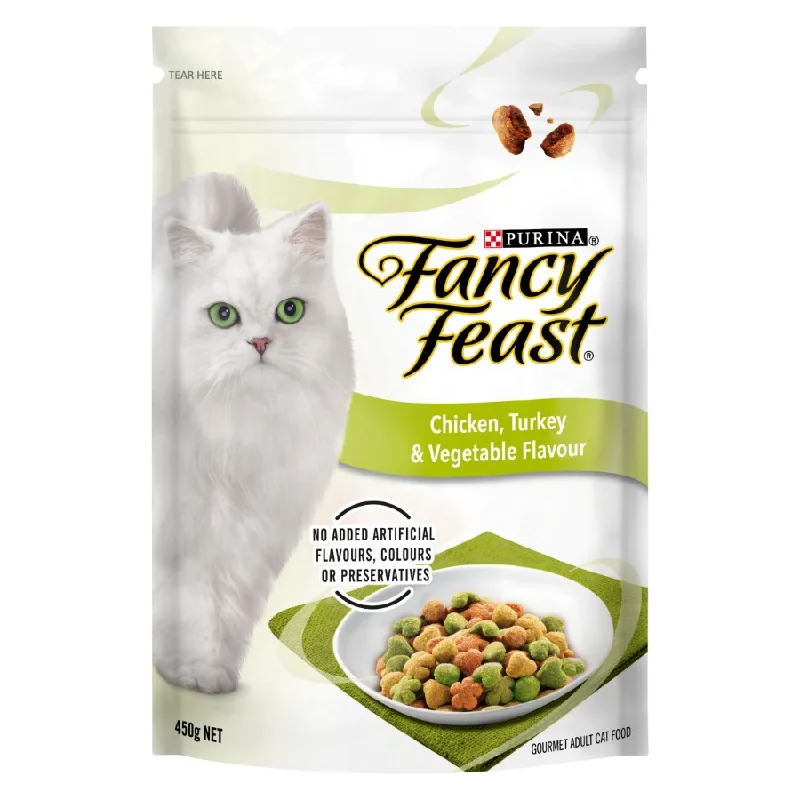 Fancy Feast Dry Chicken Turkey Vegetable 450g