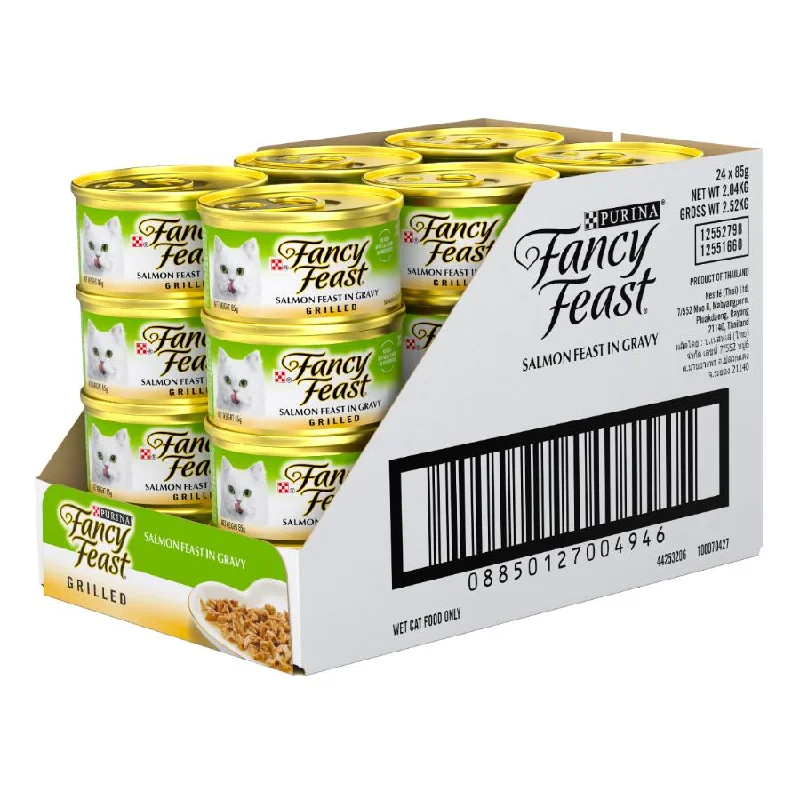 Fancy Feast Grilled Salmon Feast Gravy Gourmet 24X85g