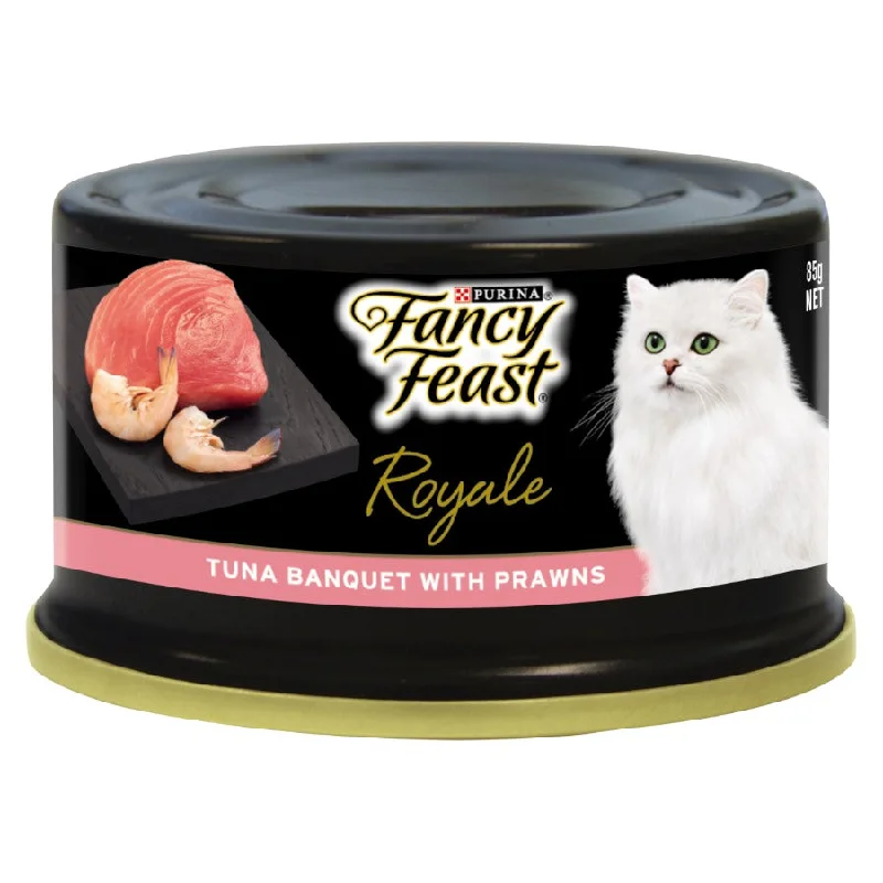 Fancy Feast Royale Tuna Banquet Prawn 24X85g