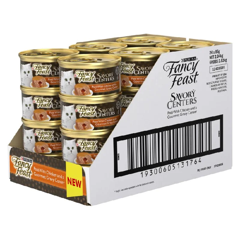 Fancy Feast Savory Centers Chicken Pate 24X85g