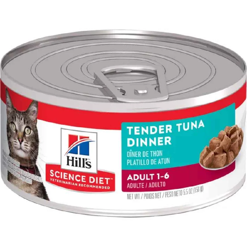 Hills Science Diet Adult Tender Tuna Dinner Cans