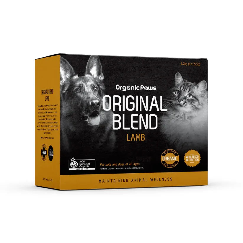 [Syd Only] Organic Paws Original Blend Lamb Pet Raw Food 2.2kg