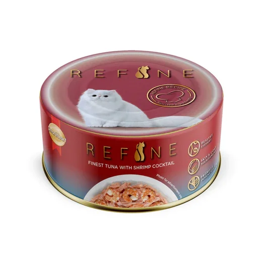 SMART HEART REFINE ADULT TUNA WITH SHRIMP CAN