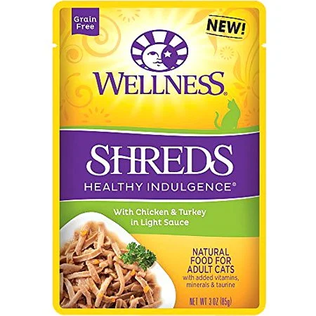 Wellness Healthy Indulgence Shreds - Chicken & Turkey In Light Sauce