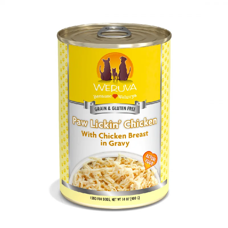 Weruva Paw Lickin Chicken with Chicken Breast in Gravy Canned Dog Food