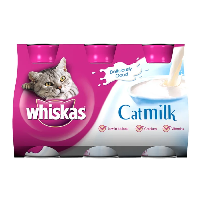 Whiskas Milk Plus 3 x 200ml - Pack of 5