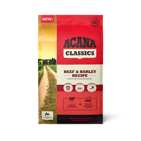 ACANA Classics, Beef and Barley Recipe Dry Dog Food