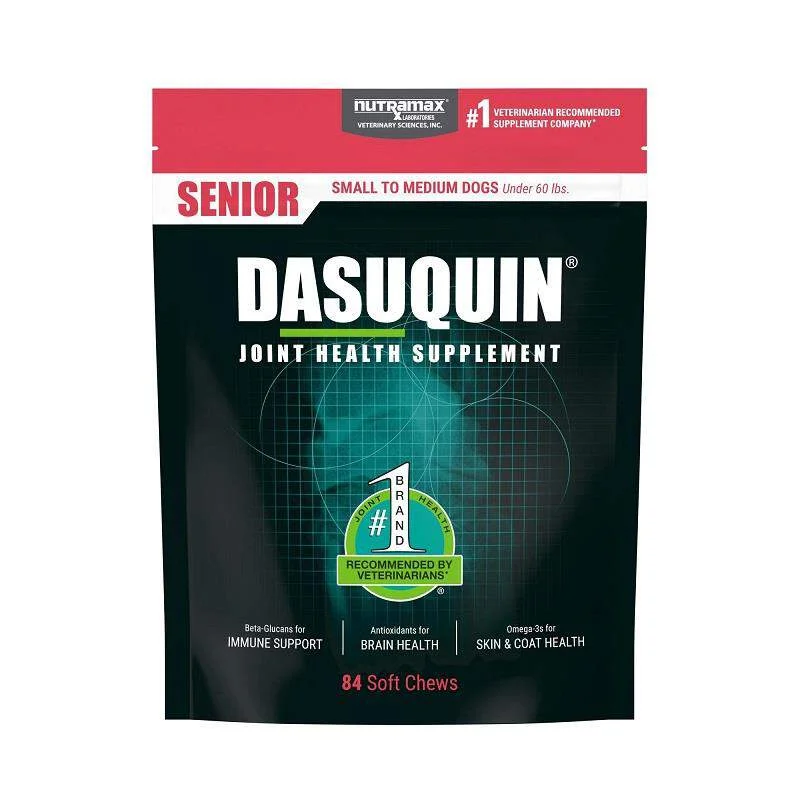 Dasuquin Senior Joint Health Supplement for Small to Medium Dogs, 84 Soft Chews