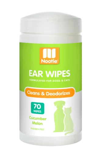 Nootie Cucumber Melon Ear Wipes For Dogs & Cats