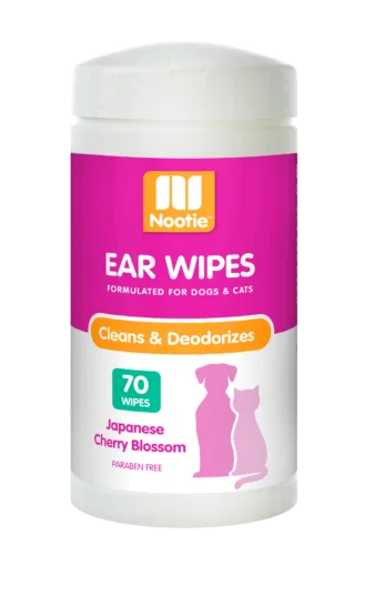 Nootie Japanese Cherry Blossom Ear Wipes For Dogs & Cats