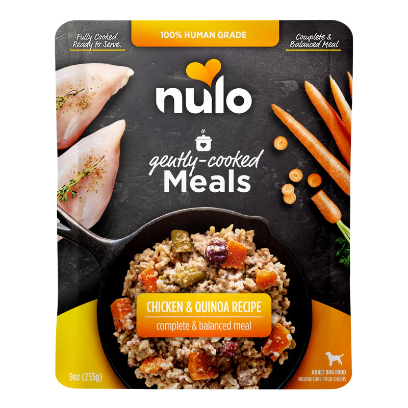 Nulo Gently-Cooked Meals CHICKEN & QUINOA Dog Food Pouches