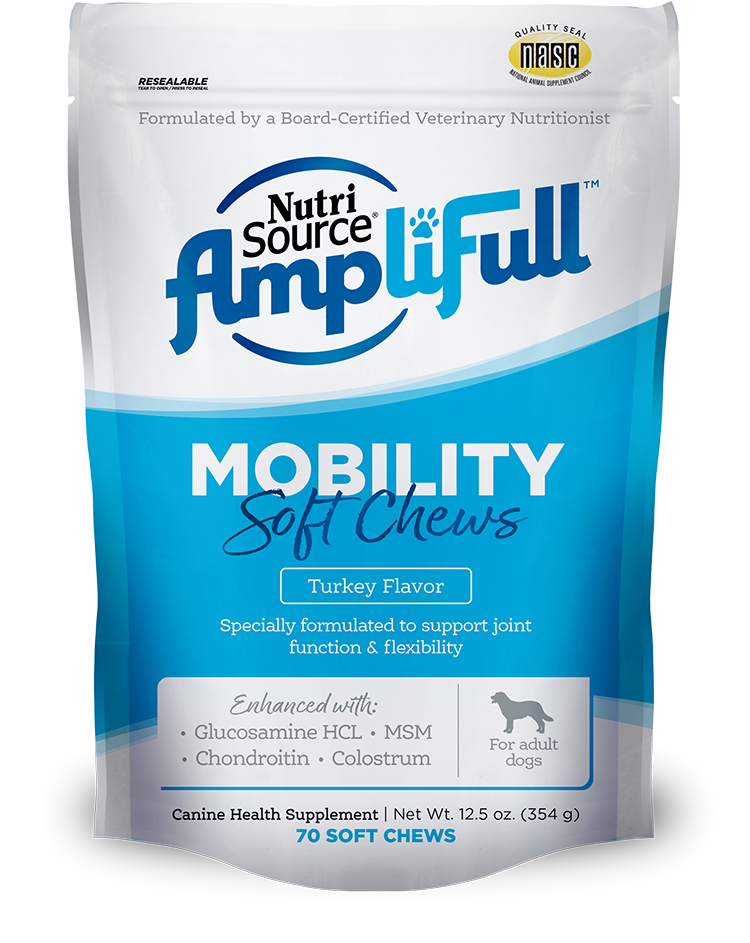 Nutrisource AmpliFull Mobility Dog Soft Chew Supplement