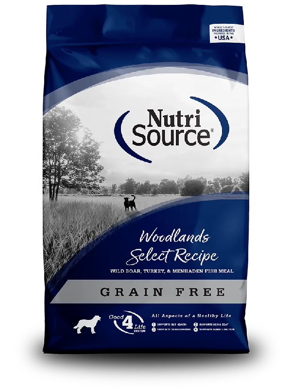 Nutrisource Grain Free Woodlands Select Dry Dog Food (26 lb)