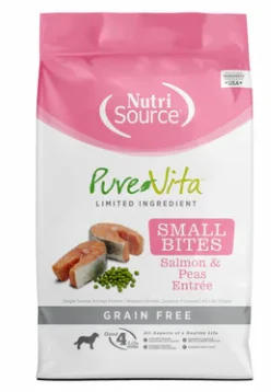 PureVita Salmon and Peas Small Bites Dry Dog Food