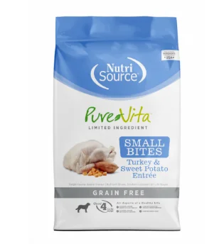 PureVita Turkey and Sweet Potato Small Bites Dry Dog Food