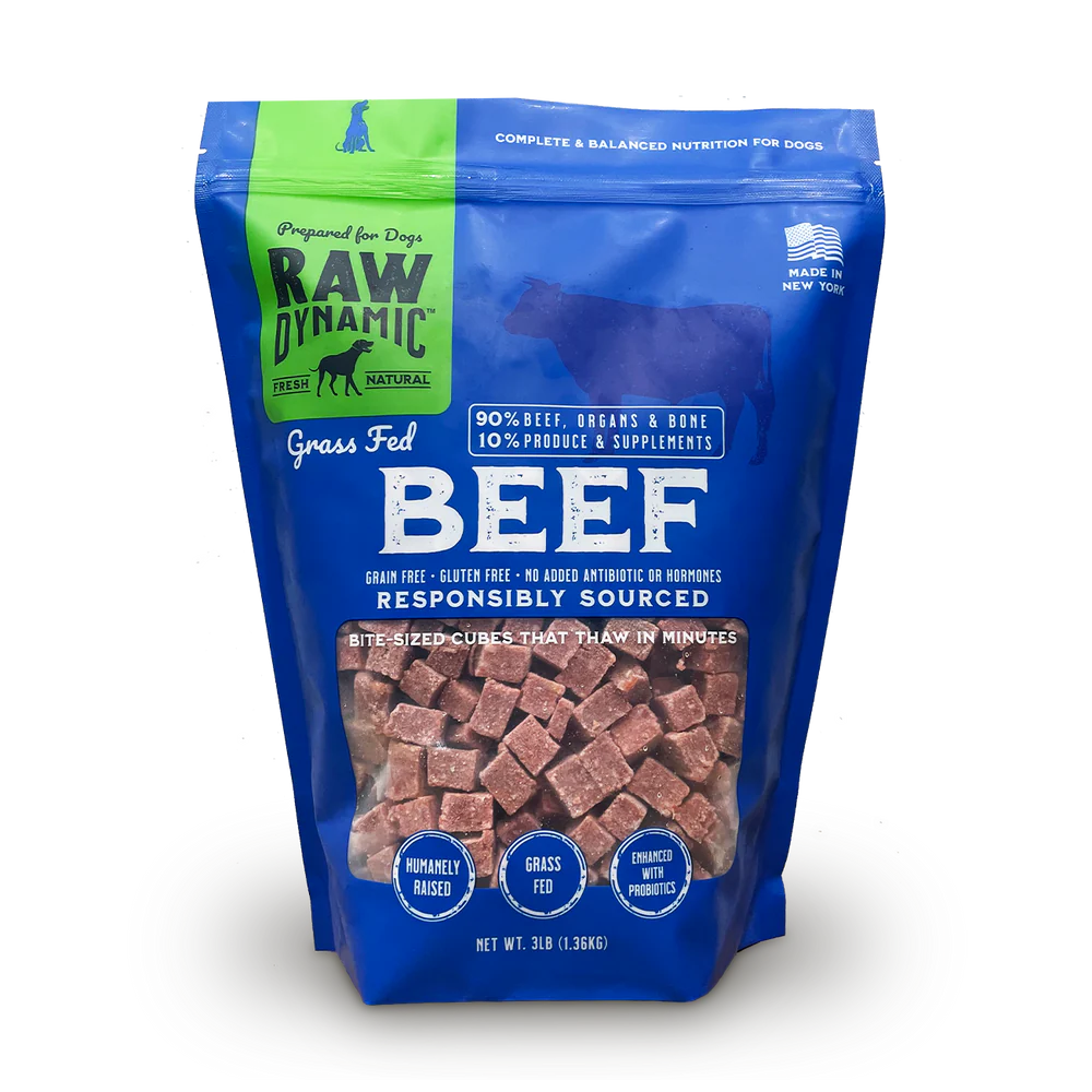 Raw Dynamic Frozen Beef Dog Food