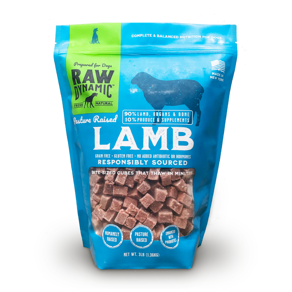 Raw Dynamic Frozen Lamb Dog Food