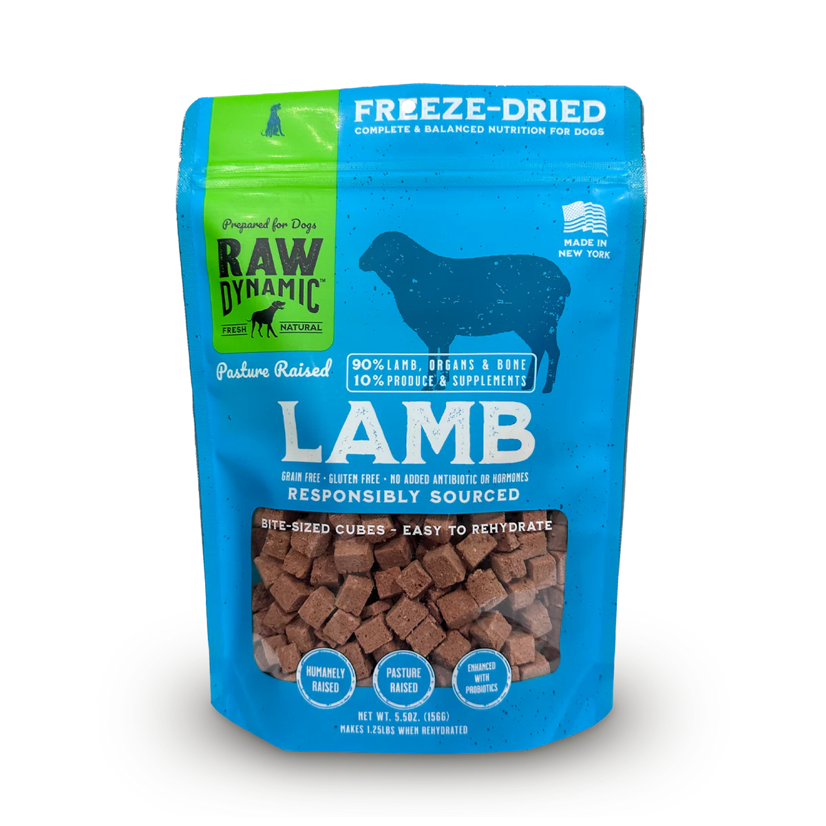 Raw Dynamic Freeze Dried Lamb Dog Food