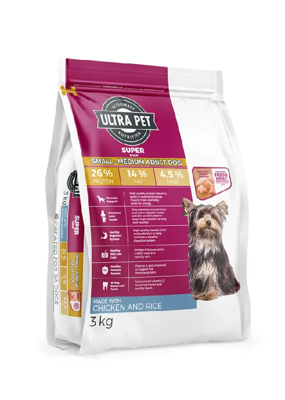 Ultra Dog Superwoof Chicken and Rice Small-Medium Adult Dog Food (select size for price)