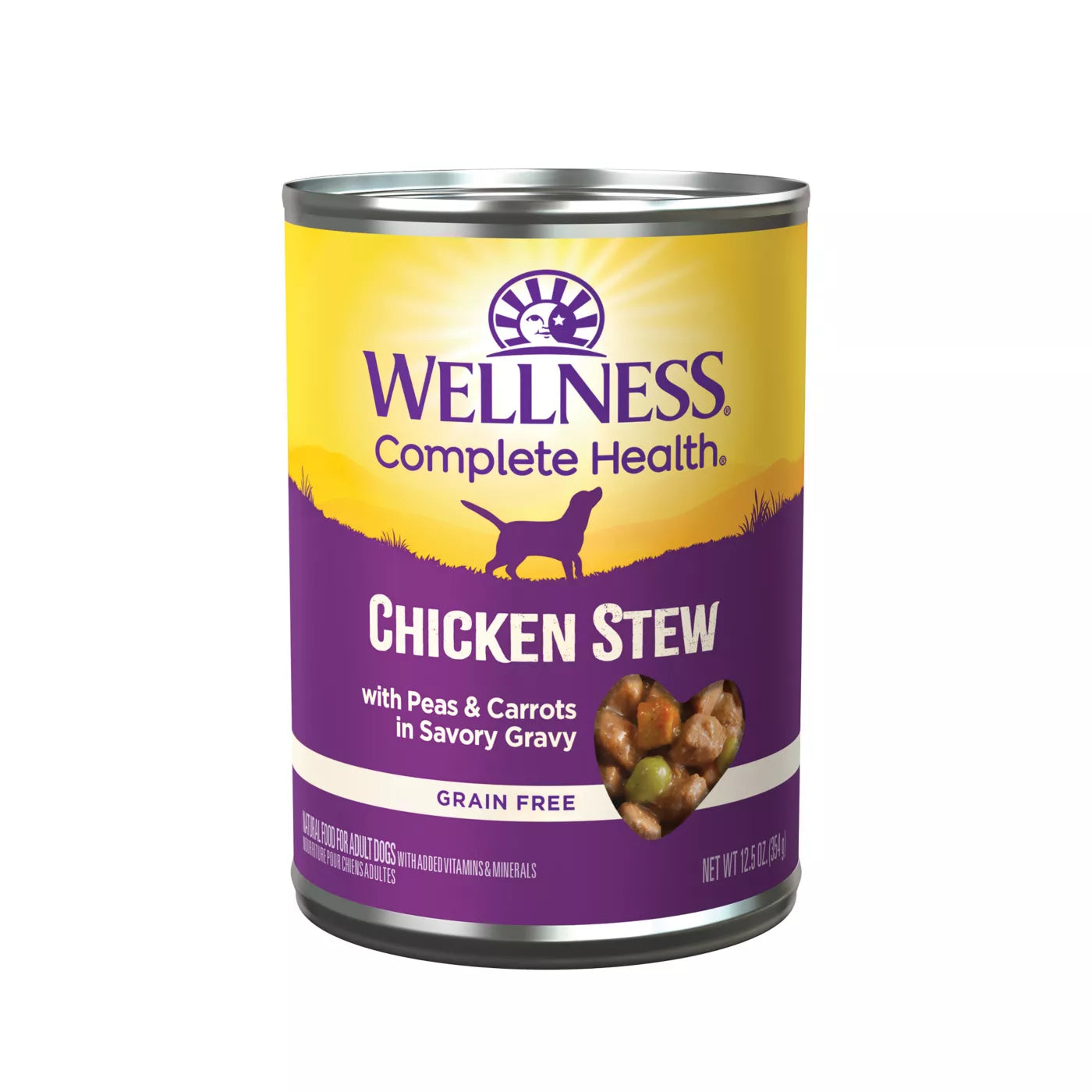 WELLNESS K9 Chicken Stew with Peas & Carrots in Savory Gravy