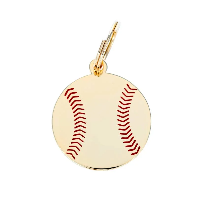 Baseball Pet ID Tag