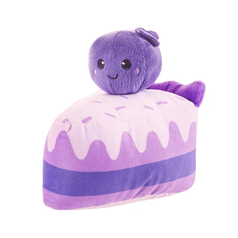 Plush Dog Toy - Pooch Sweets - Blueberry Cake