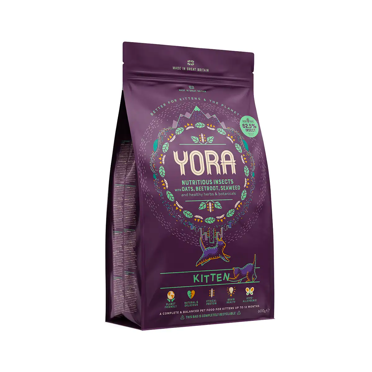 Yora - Complete Insect Based Kitten Food 600g