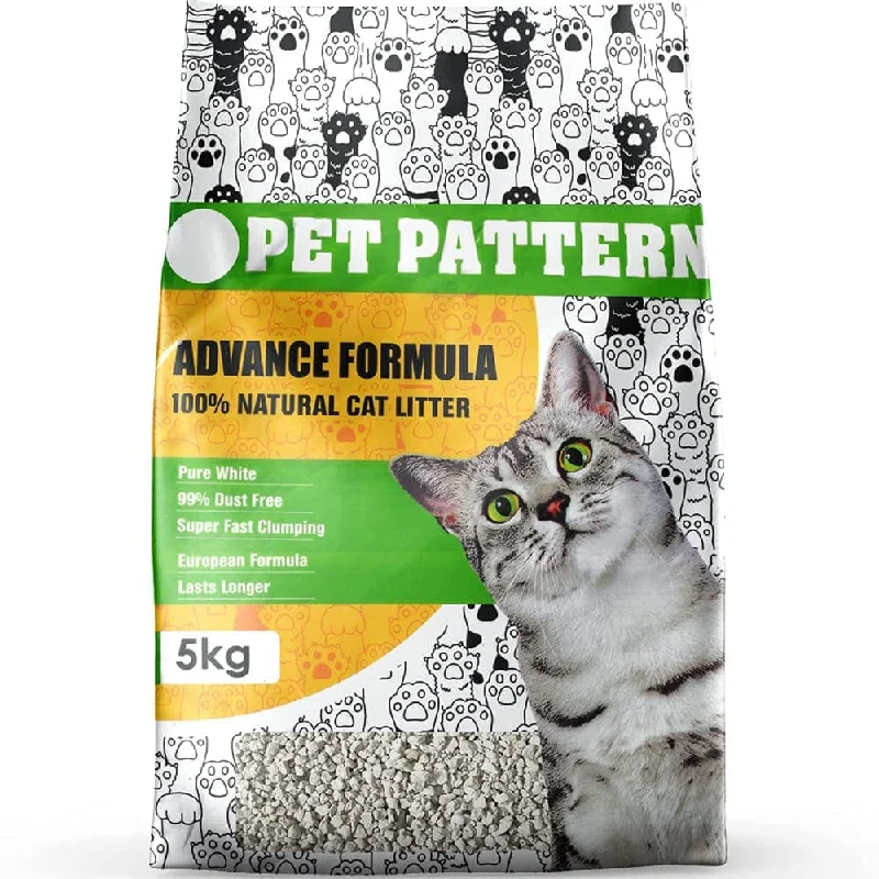 Pet Pattern Natural Clay Scented Quick Clumping Cat Litter