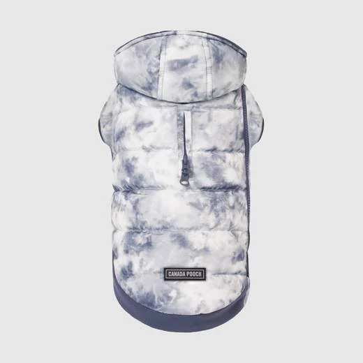 Canada Pooch Prism Puffer Grey Tie Dye