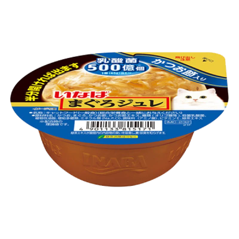 Ciao Cat Soft Jelly Cup Tuna Flake with Dried Bonito & Lactic Acid Bacteria 65g (IMC232)