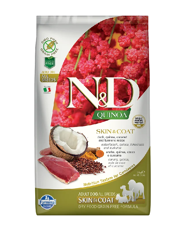 Farmina N&D Quinoa Skin & Coat Duck Mini Adult Dry Dog Food 5.5lb