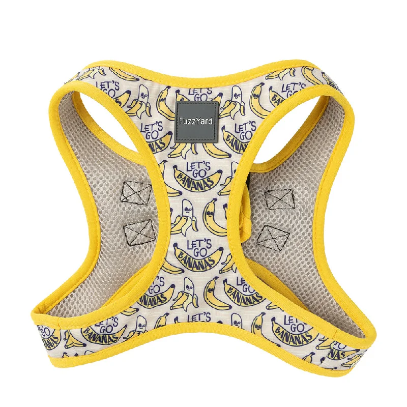 Fuzzyard Dog Step In Harness Go Bananas L