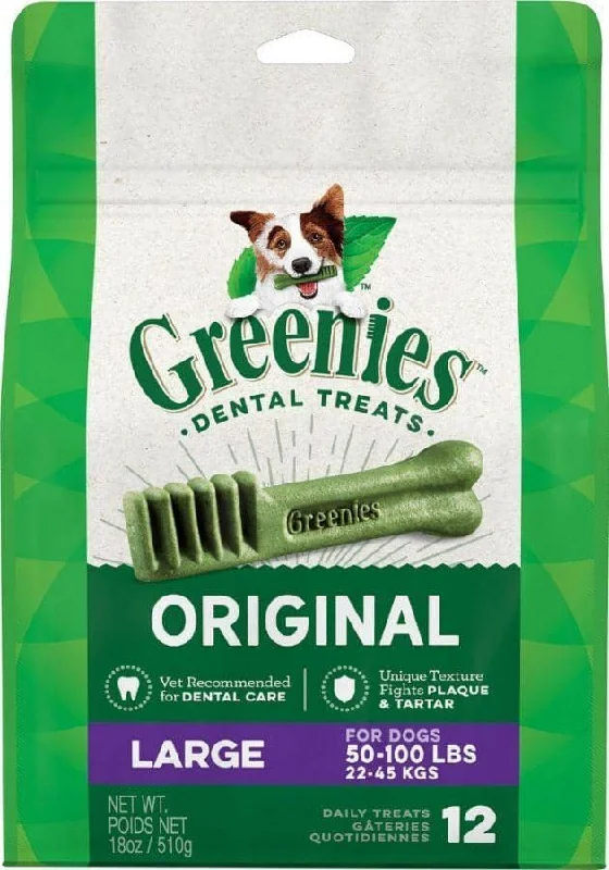 Greenies Large Dental Dog Treats - 12 count