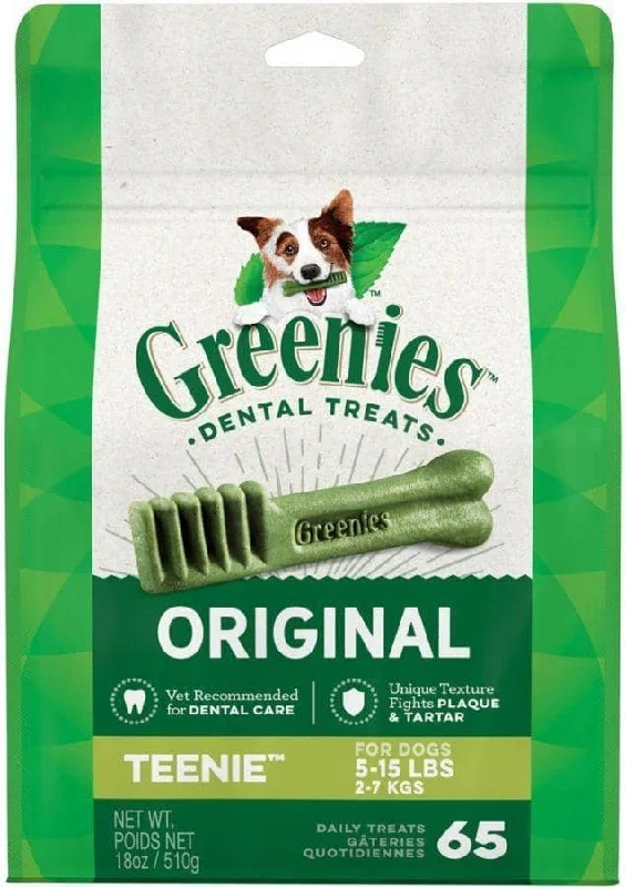 Greenies Teenie Dental Dog Treats - 65 count