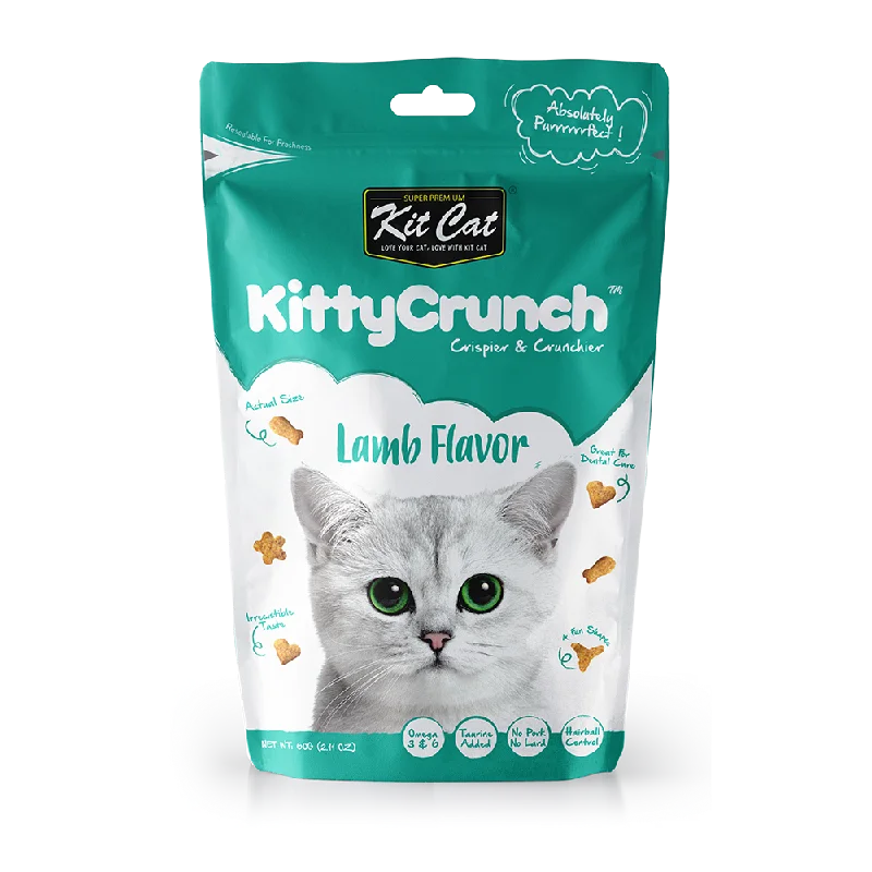 KitCat KittyCrunch Cat Bites Lamb Flavor 60g