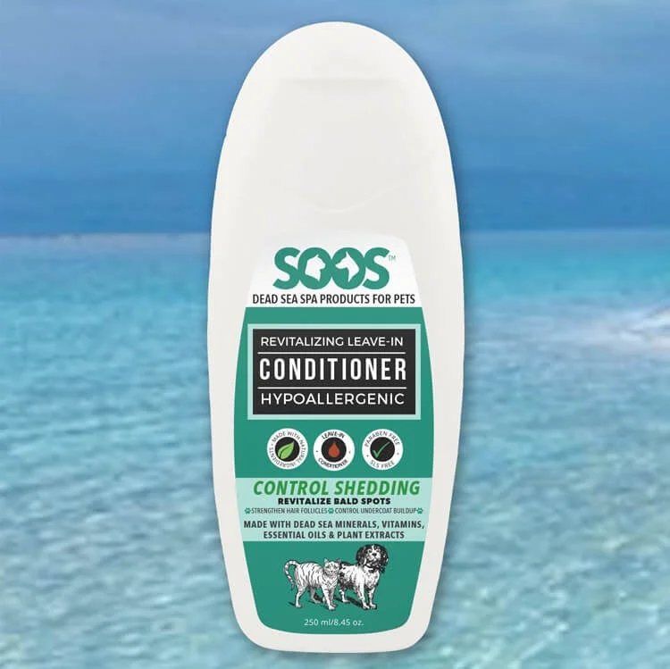 SOOS Natural Dead Sea Hypoallergenic Revitalizing Leave-In Pet Conditioner 250ml