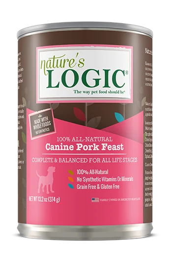 Nature's Logic Canine Pork Canned Dog Food