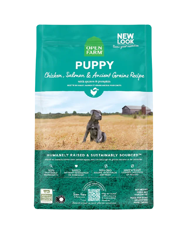 Open Farm Puppy Ancient Grains High-Protein Dry Dog Food 22lb