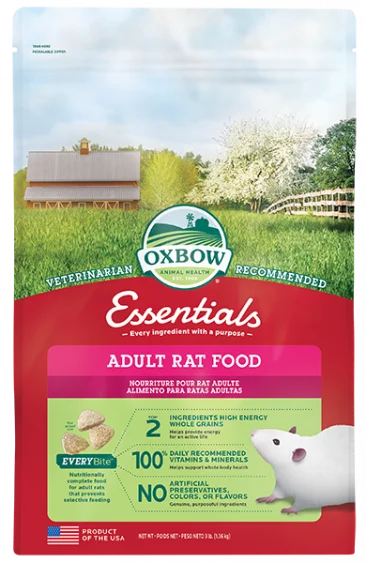 Oxbow Essentials - Adult Rat Food (3 lbs)