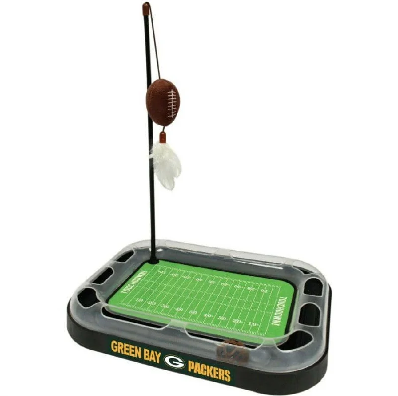 Pets First Green Bay Packer Cat Scratcher - 14.5"L x 11"W x 17.5"H