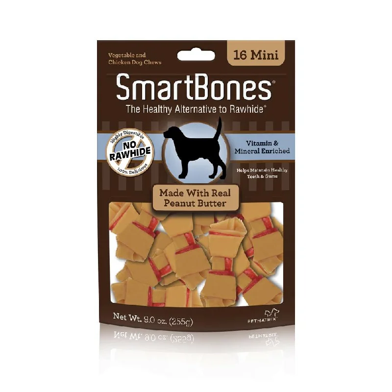 SmartBones Rawhide-Free Peanut Butter Dog Treats (11-oz, Small 6-Pack)