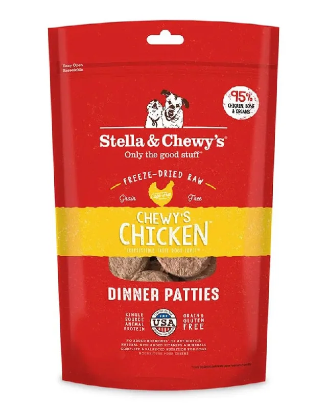 Stella & Chewy’s Freeze-Dried Chicken Dinner Patties for Dogs 25oz